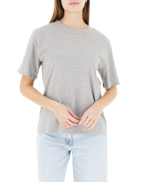 T-shirt con strass