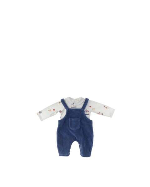 Salopette con maglia