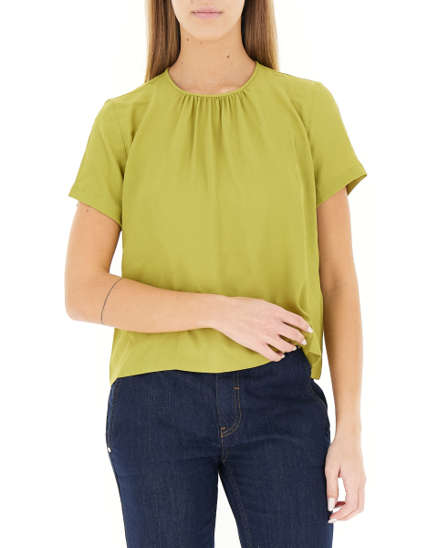 Blusa misto seta