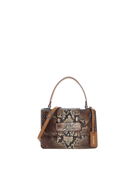 Borsa pelle pitonata