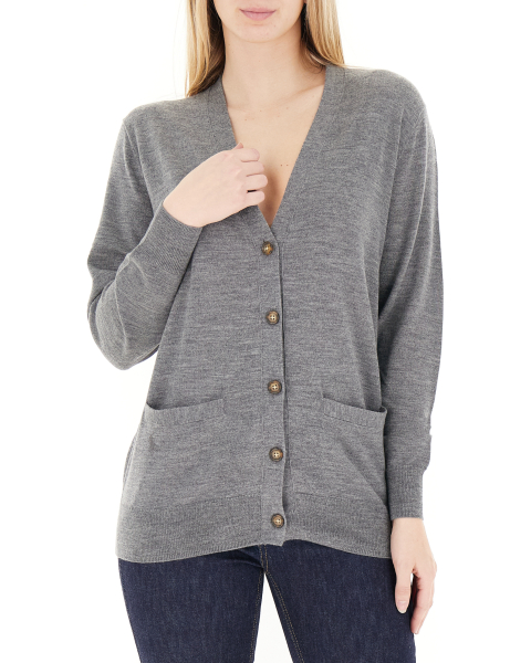 Cardigan in lana