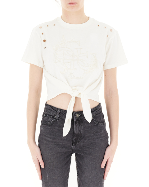 T-shirt con nodo