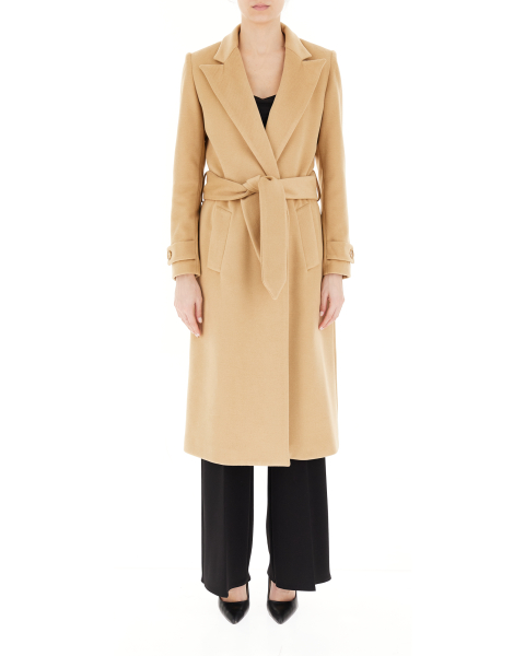 Cappotto con cintura