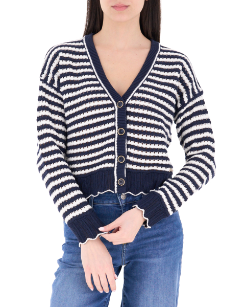 Cardigan scollo a V