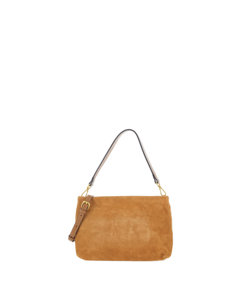 Borsa pelle scamosciata