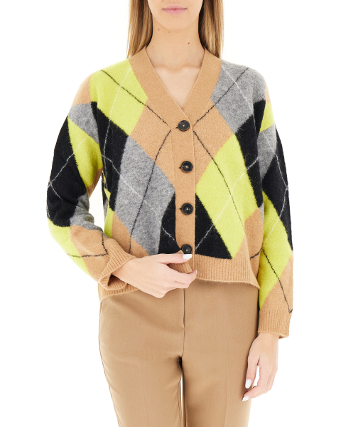 Cardigan misto lana