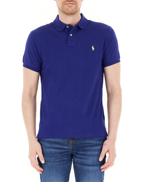 Polo slim cotone