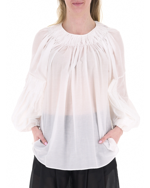Blusa maniche palloncino