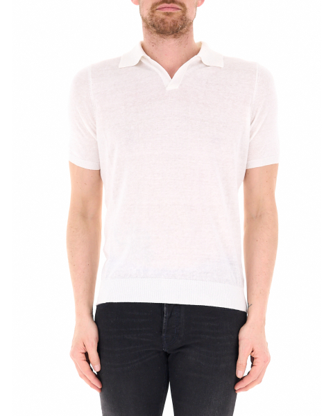 Polo misto lino