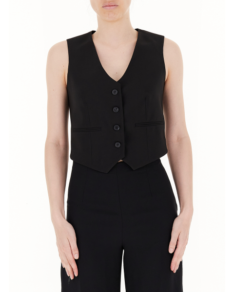 Gilet con bottoni