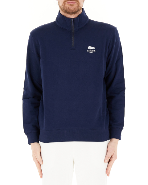 Felpa mezza zip