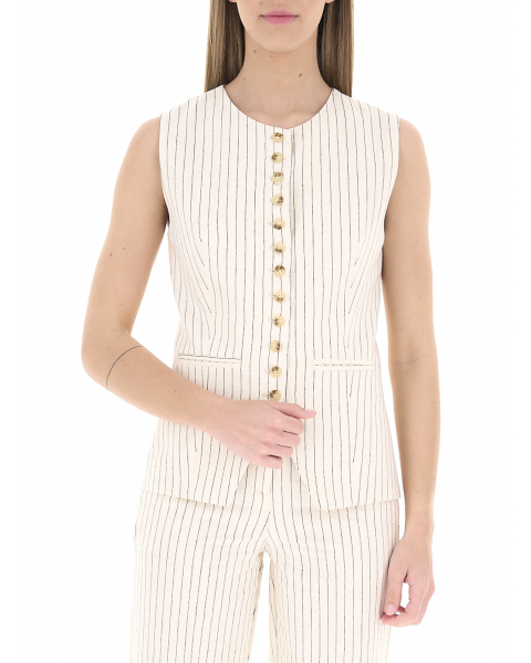 Gilet girocollo