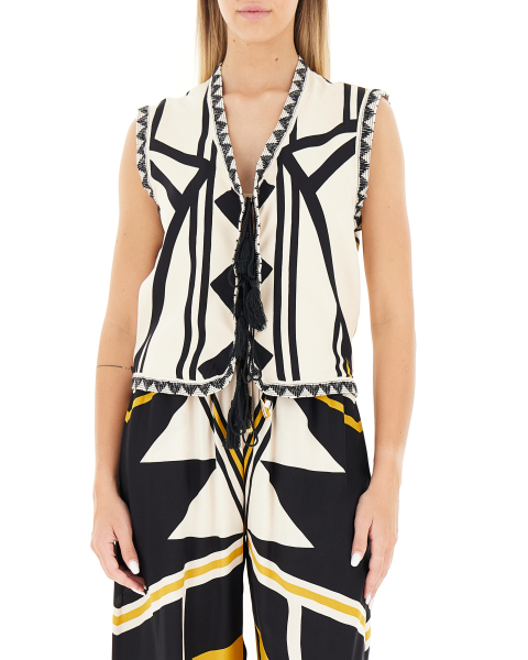 Gilet in viscosa
