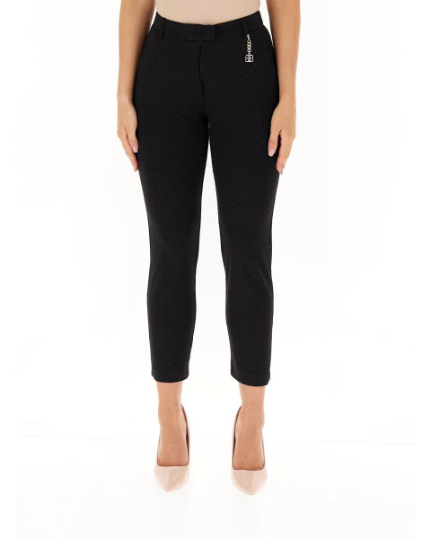 Pantalone con strass