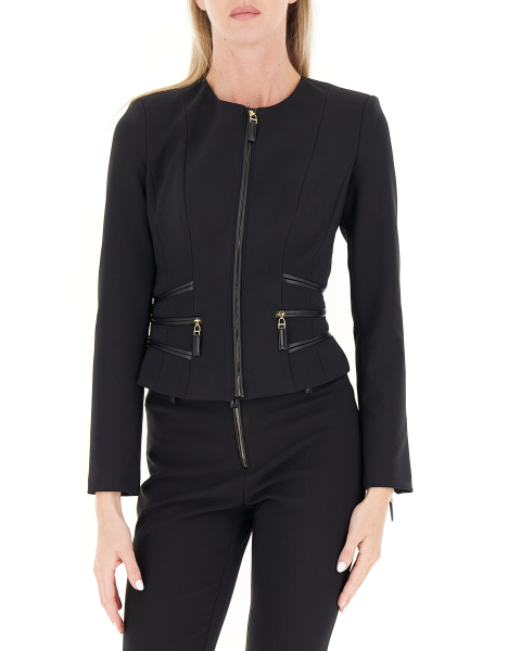 Giacca sfiancata zip