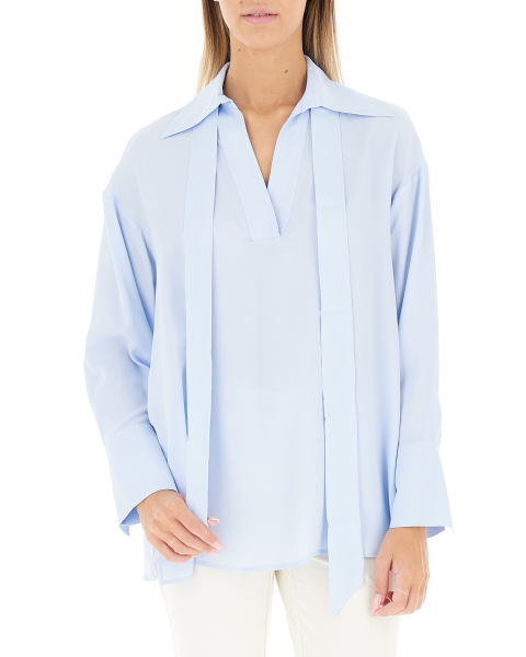 Blusa misto seta