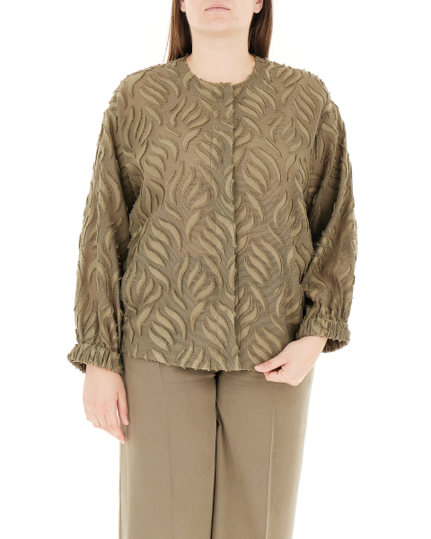 Blusa maniche lunghe
