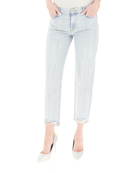 Jeans con strass