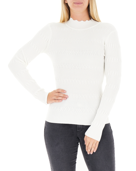 Maglione a trecce