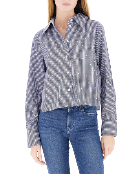 Camicia con strass