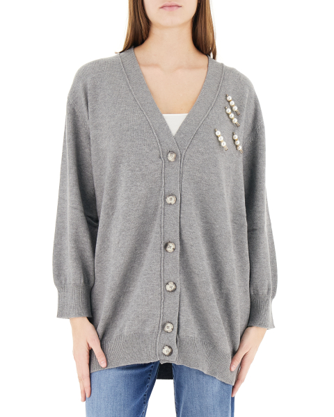 Cardigan scollo V