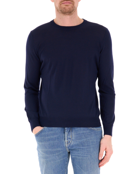 Maglia girocollo in lana