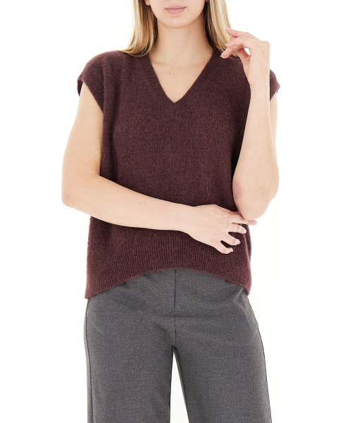 Gilet misto alpaca