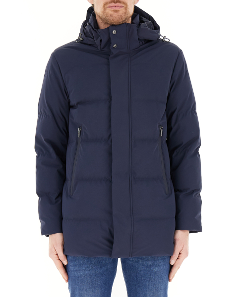 Piumino con cappuccio