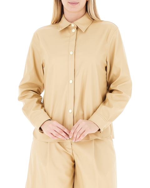 Camicia in similpelle
