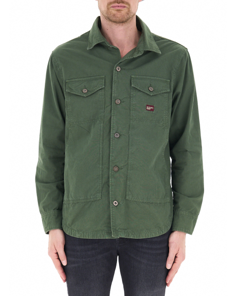 Giacca overshirt cotone