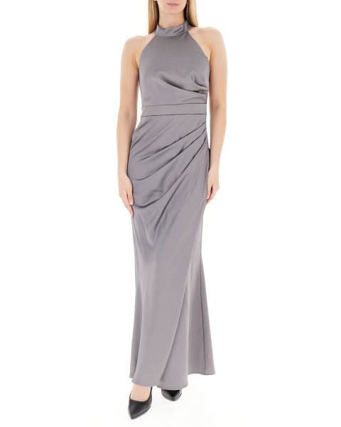 Abito halter drappeggio