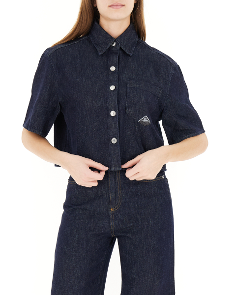 Camicia cropped jeans