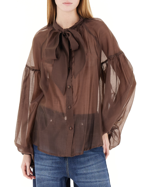 Blusa maniche palloncino
