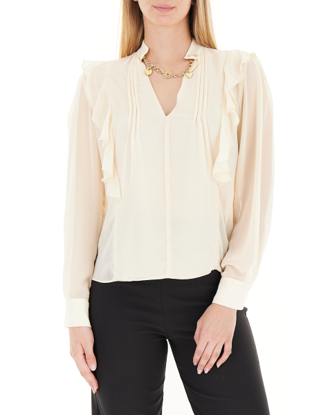 Blusa con volants