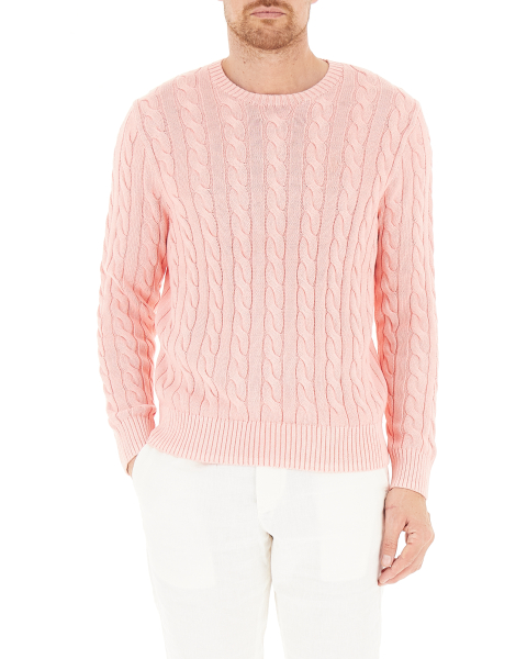 Maglione a trecce