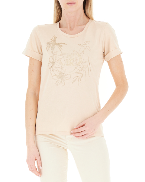 T-shirt con glitter