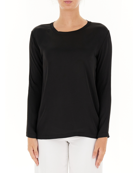 Blusa maniche lunghe