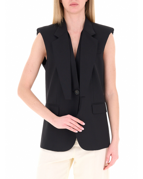 Gilet misto lana