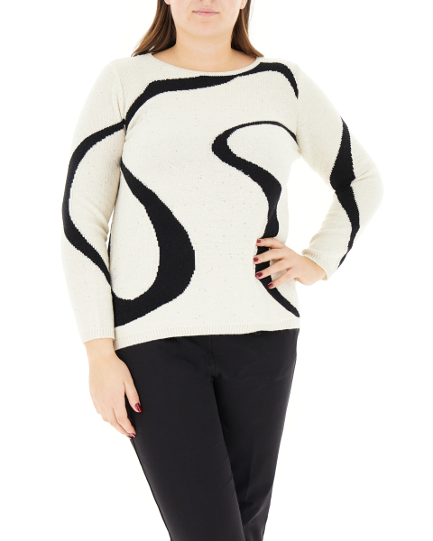 Maglione con paillettes