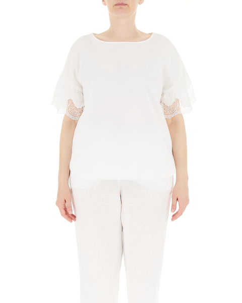 Blusa con pizzo
