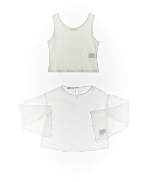 Blusa maniche lunghe