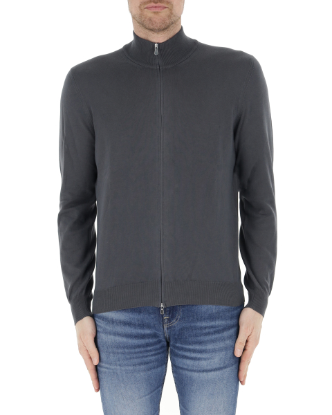 Cardigan con zip