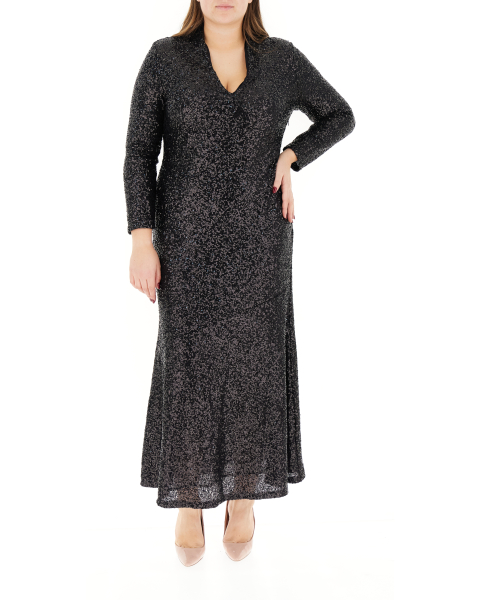 Abito lungo paillettes