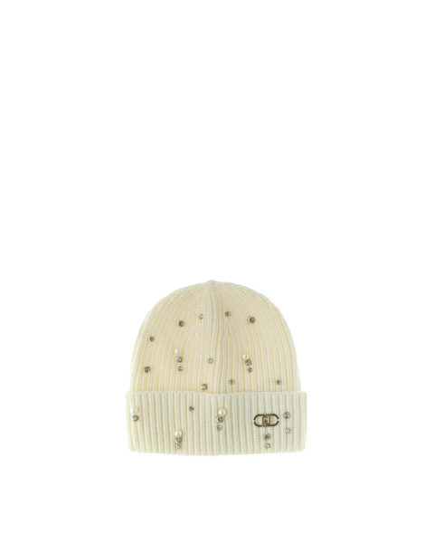 Berretto con strass