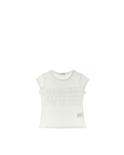 T-shirt con tulle
