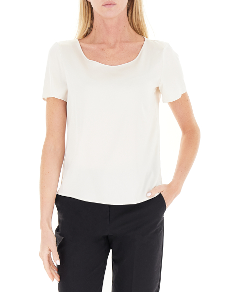 Blusa misto seta