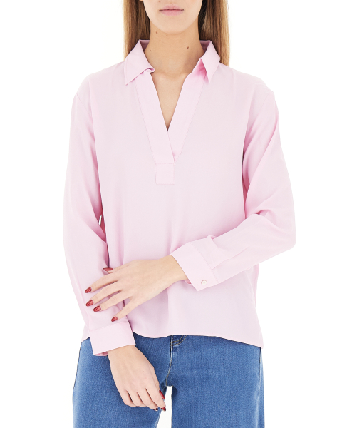 Blusa misto seta