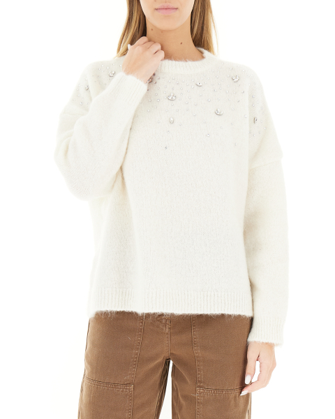 Maglione misto mohair