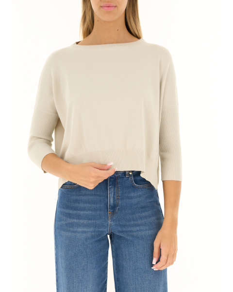 Maglia scollo barchetta
