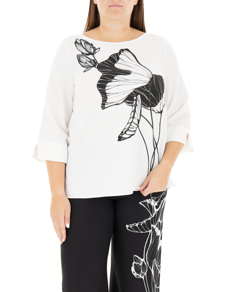 Blusa girocollo